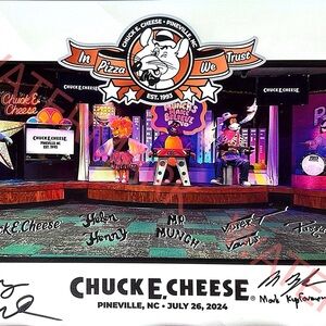 Signed Chuck E. Cheese Pineville 2024 Legacy Store REOPENING CEC SHOWBIZ Print